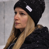 Reflective hat black
