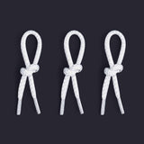 Smarta och funktionella snöre med reflex från Herbertine 23 cm långa grå 3-pack