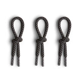 Smarta och funktionella reflexsnöre Herbertine svart 3-pack